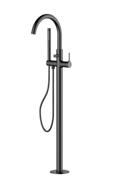 HADES MONOMANDO BAÑERA EXENTA DE PIE GUN METAL