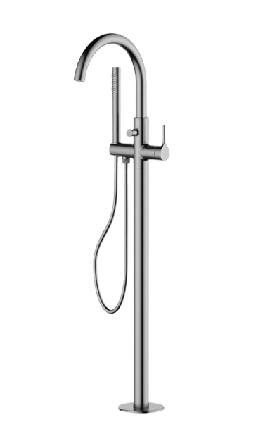 HADES MONOMANDO BAÑERA EXENTA DE PIE INOX
