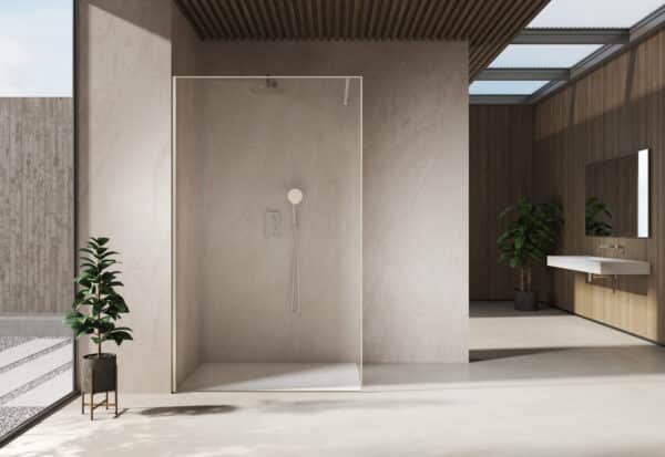 Lux Fijo Walk In Inox Cepillado