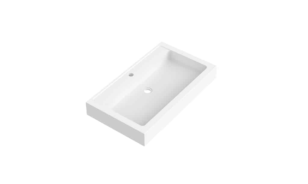 Lavabos intergados para baños de diseño