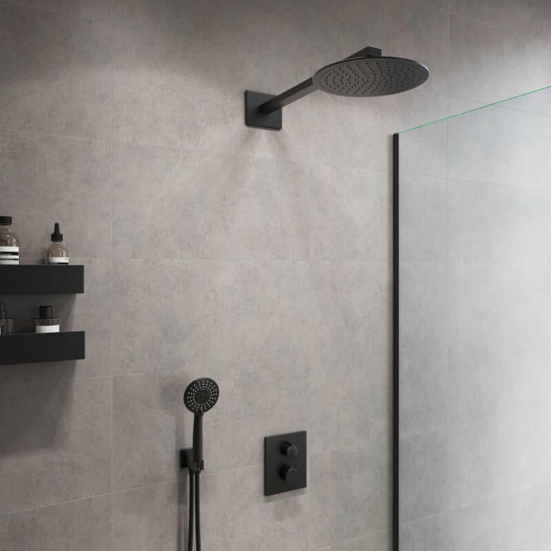 La ergonomia en conjuntos de ducha de baños modernos