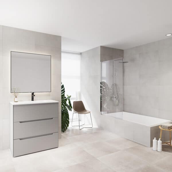 Core frontal bañera abatible 1P plata brillo