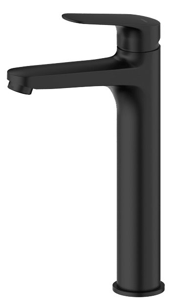 Zeus Easy Fix Lavabo Alto Negro Mate